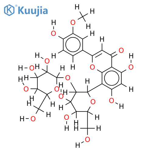 Scoparin 2"-glucoside structure