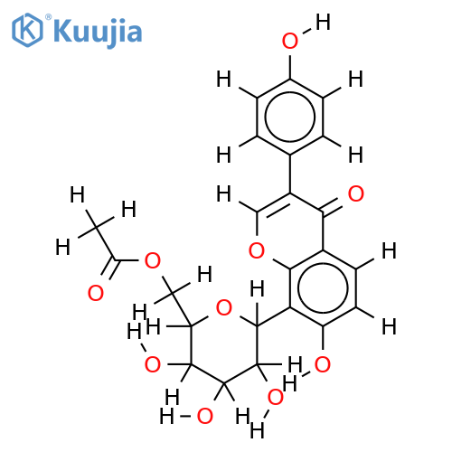 6''-O-Ac-Puterarin structure