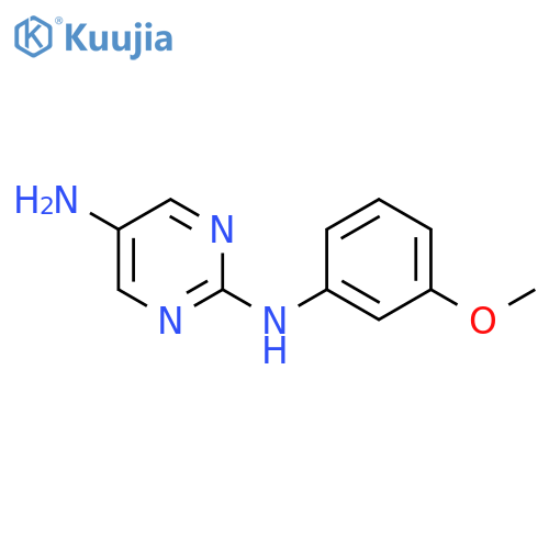 N2-(3-Methoxyphenyl)pyrimidine-2,5-diamine structure