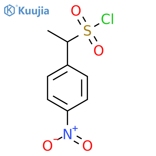 1-(4-Nitrophenyl)ethanesulfonyl chloride structure