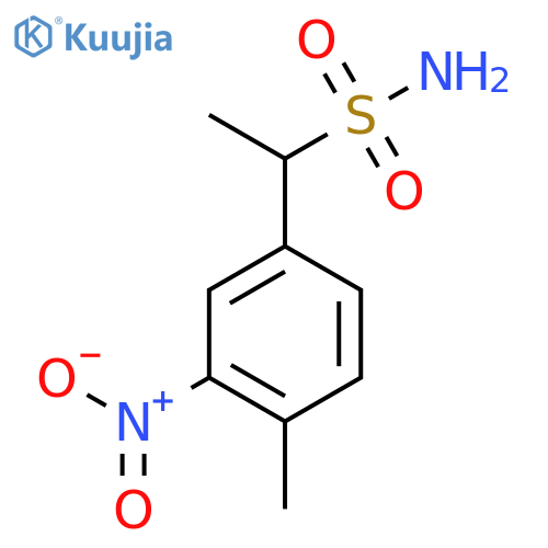 Benzenemethanesulfonamide, α,4-dimethyl-3-nitro- structure