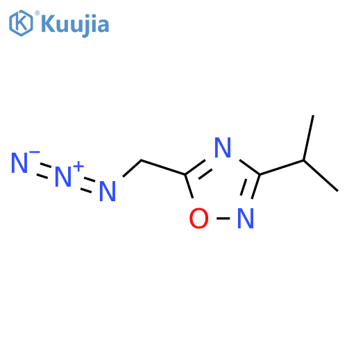 5-(Azidomethyl)-3-(propan-2-yl)-1,2,4-oxadiazole structure