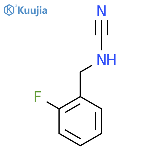 (2-Fluorobenzyl)cyanamide structure