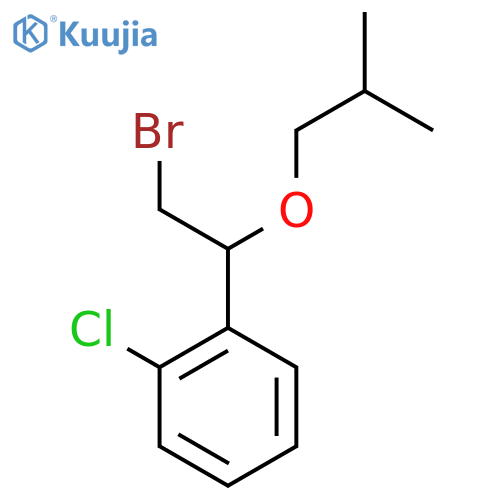 1-2-bromo-1-(2-methylpropoxy)ethyl-2-chlorobenzene structure