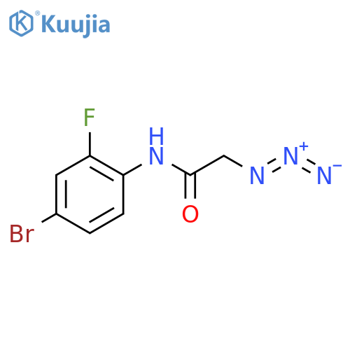2-azido-N-(4-bromo-2-fluorophenyl)acetamide structure