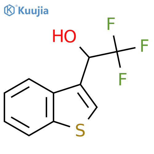 1-(1-Benzothiophen-3-yl)-2,2,2-trifluoroethan-1-ol structure