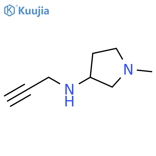 1-methyl-N-(prop-2-yn-1-yl)pyrrolidin-3-amine structure