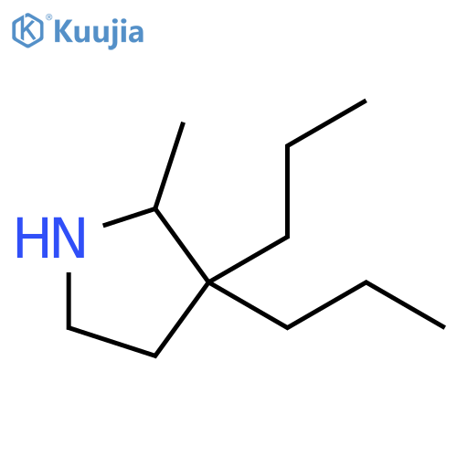 2-methyl-3,3-dipropylpyrrolidine structure
