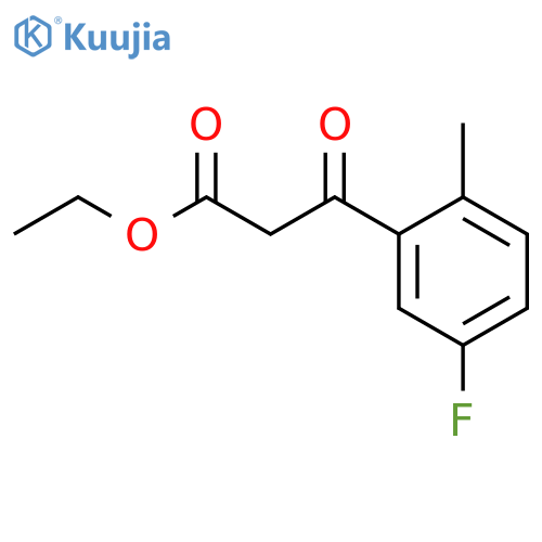 Ethyl 5'-Fluoro-2'-Methylbenzoylacetate structure