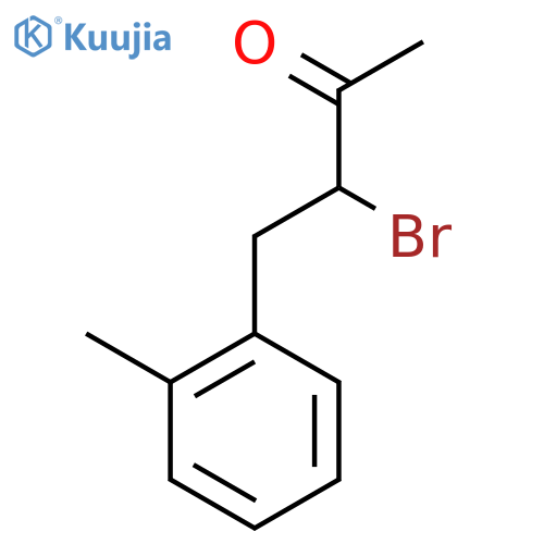 3-Bromo-4-(2-methylphenyl)butan-2-one structure