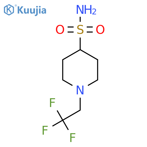 1-(2,2,2-Trifluoroethyl)piperidine-4-sulfonamide structure