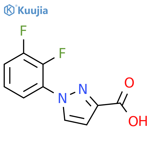 1H-Pyrazole-3-carboxylic acid, 1-(2,3-difluorophenyl)- structure