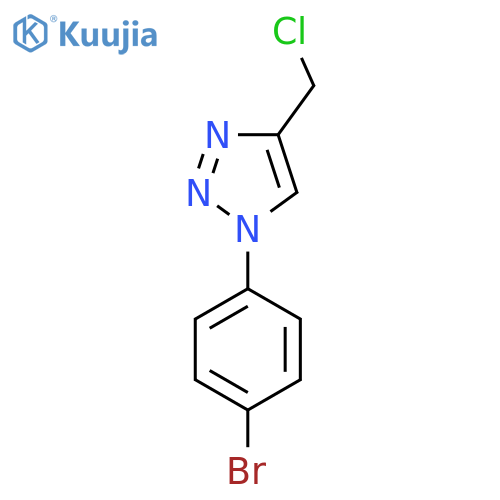 1-(4-Bromophenyl)-4-(chloromethyl)-1H-1,2,3-triazole structure