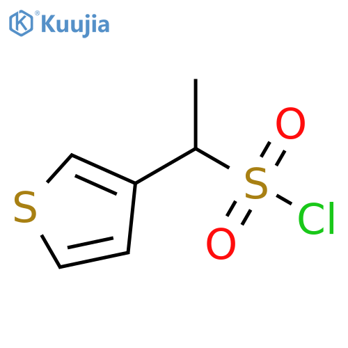 α-Methyl-3-thiophenemethanesulfonyl chloride structure