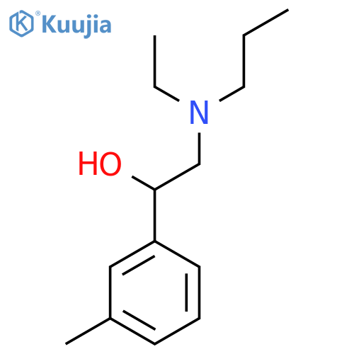 2-[Ethyl(propyl)amino]-1-(3-methylphenyl)ethan-1-ol structure