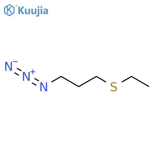 1-azido-3-(ethylsulfanyl)propane structure