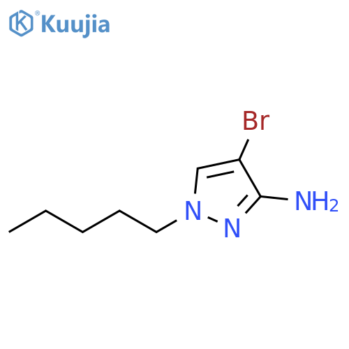 4-bromo-1-pentyl-1H-pyrazol-3-amine structure