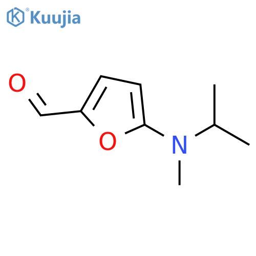 2-Furancarboxaldehyde, 5-[methyl(1-methylethyl)amino]- structure