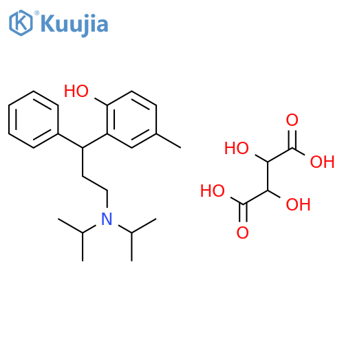 Tolterodine tartrate structure