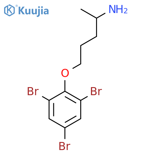 2-Pentanamine, 5-(2,4,6-tribromophenoxy)- structure