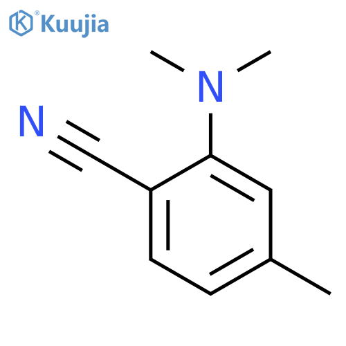 2-(dimethylamino)-4-methylbenzonitrile structure