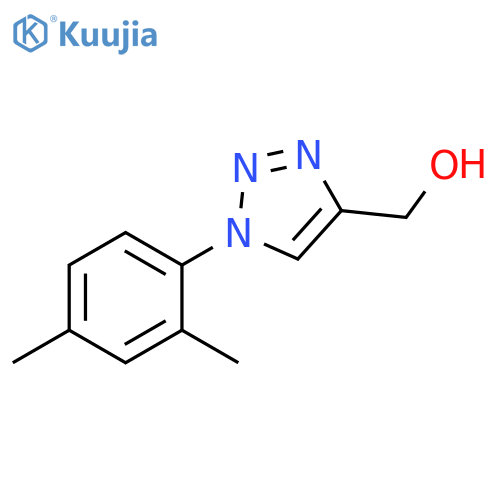[1-(2,4-dimethylphenyl)-1H-1,2,3-triazol-4-yl]methanol structure