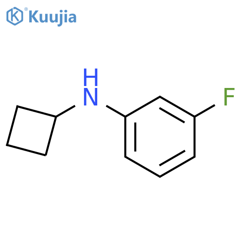 N-cyclobutyl-3-fluoroaniline structure