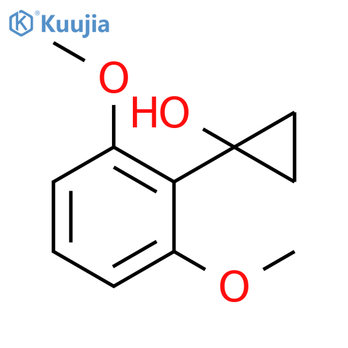1-(2,6-dimethoxyphenyl)cyclopropan-1-ol structure