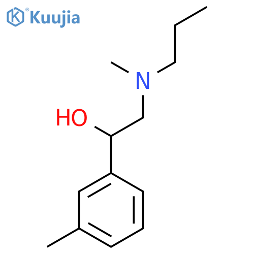 2-[Methyl(propyl)amino]-1-(3-methylphenyl)ethan-1-ol structure