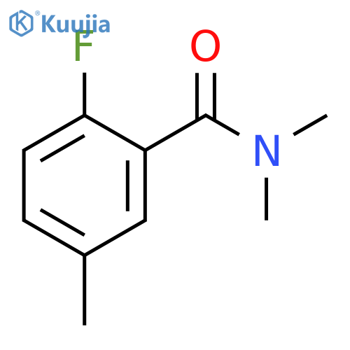 2-Fluoro-N,N,5-trimethylbenzamide structure