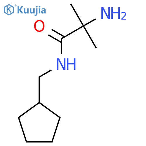 2-Amino-N-(cyclopentylmethyl)-2-methylpropanamide structure