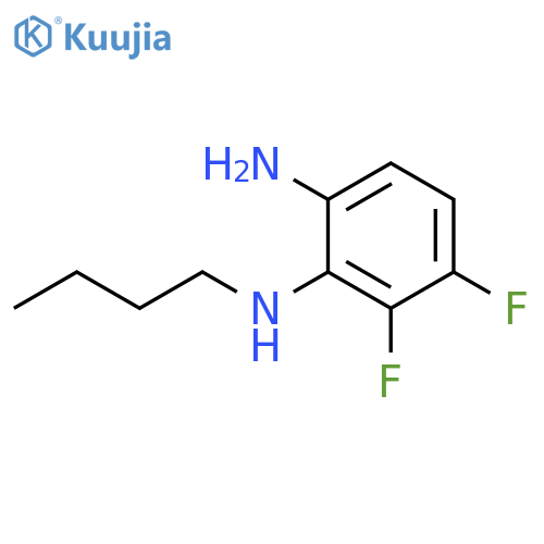 1-N-Butyl-5,6-difluorobenzene-1,2-diamine structure