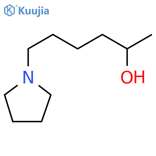 6-(pyrrolidin-1-yl)hexan-2-ol structure