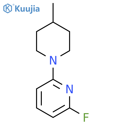 2-Fluoro-6-(4-methylpiperidin-1-yl)pyridine structure