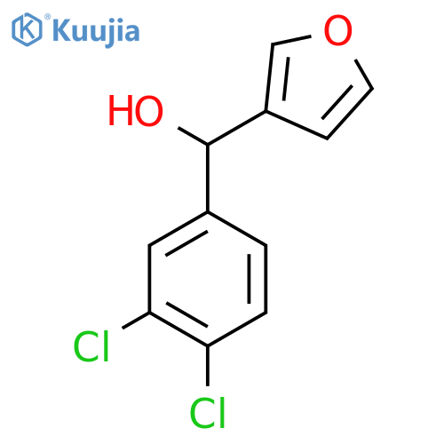 (3,4-Dichlorophenyl)(furan-3-yl)methanol structure