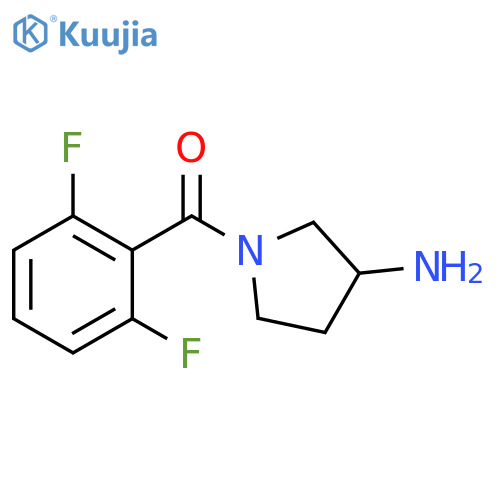 1-(2,6-difluorobenzoyl)pyrrolidin-3-amine structure