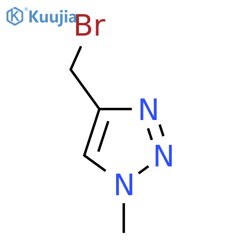 4-(bromomethyl)-1-methyl-1H-1,2,3-triazole structure