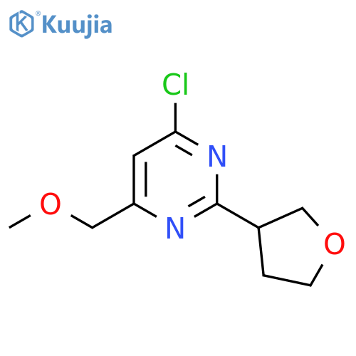 4-Chloro-6-(methoxymethyl)-2-(tetrahydro-3-furanyl)pyrimidine structure