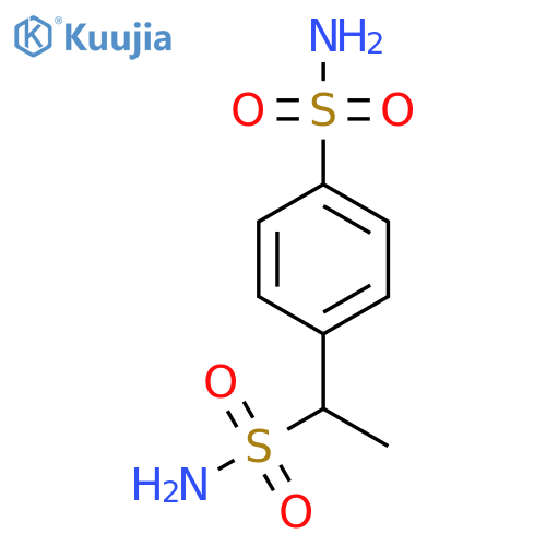 Benzenemethanesulfonamide, 4-(aminosulfonyl)-α-methyl- structure