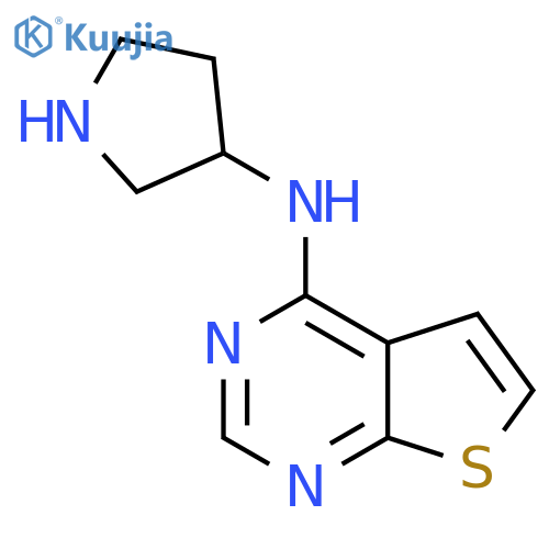 N-{Thieno[2,3-d]pyrimidin-4-yl}pyrrolidin-3-amine structure