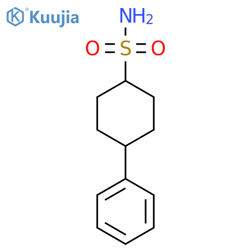 4-Phenylcyclohexane-1-sulfonamide structure