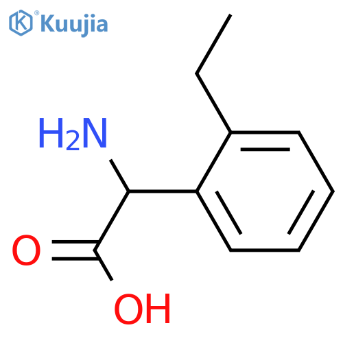2-AMINO-2-(2-ETHYLPHENYL)ACETIC ACID structure