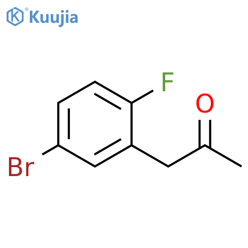 1-(5-bromo-2-fluorophenyl)propan-2-one structure