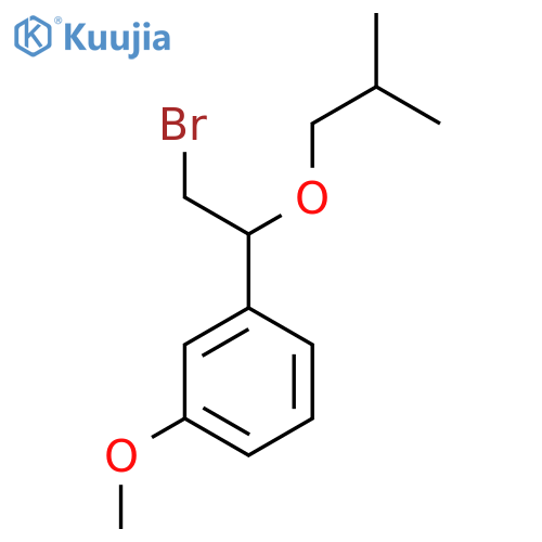 1-2-bromo-1-(2-methylpropoxy)ethyl-3-methoxybenzene structure