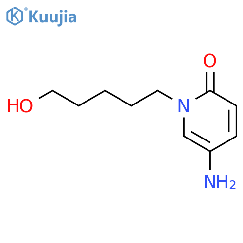 5-amino-1-(5-hydroxypentyl)-1,2-dihydropyridin-2-one structure