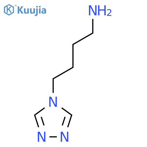 4-(4H-1,2,4-triazol-4-yl)butan-1-amine structure