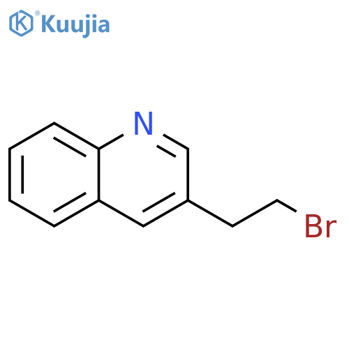3-(2-bromoethyl)quinoline structure