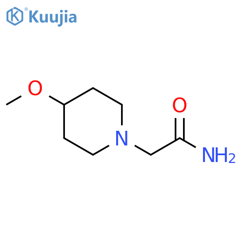 2-(4-methoxypiperidin-1-yl)acetamide structure