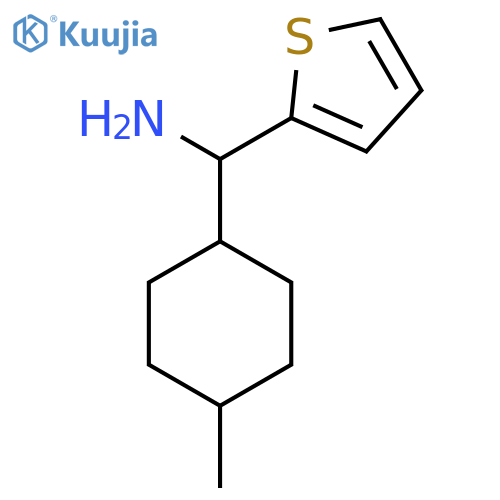 1-(4-methylcyclohexyl)-1-(thiophen-2-yl)methanamine structure