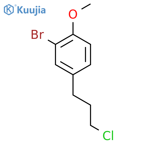 2-Bromo-4-(3-chloropropyl)anisole structure